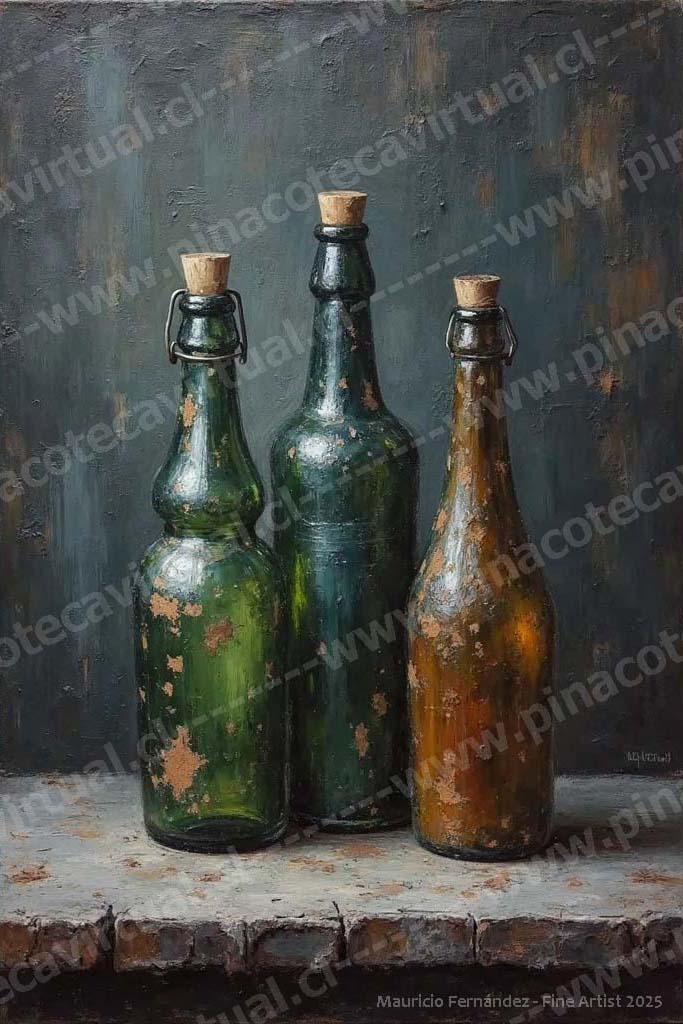 111.- Botellas antiguas