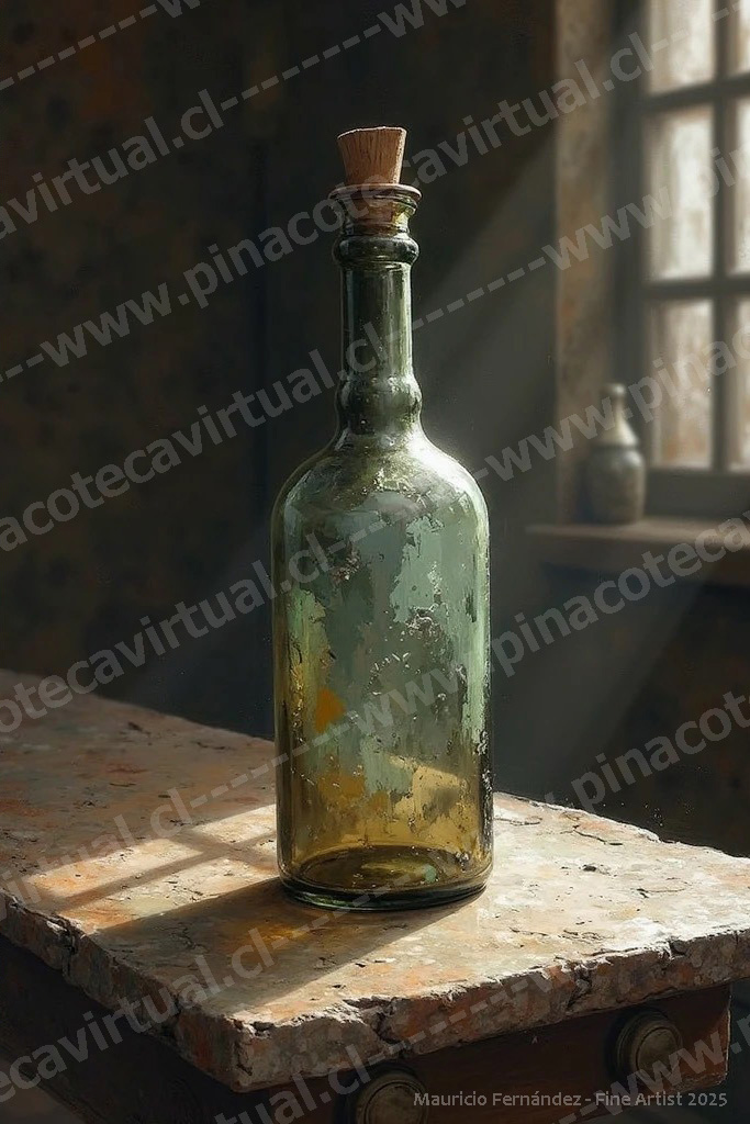 16.- Botella antigua