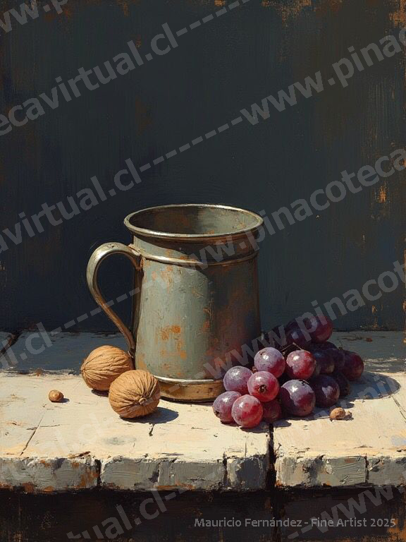 48.- Choquero, uvas y nueces