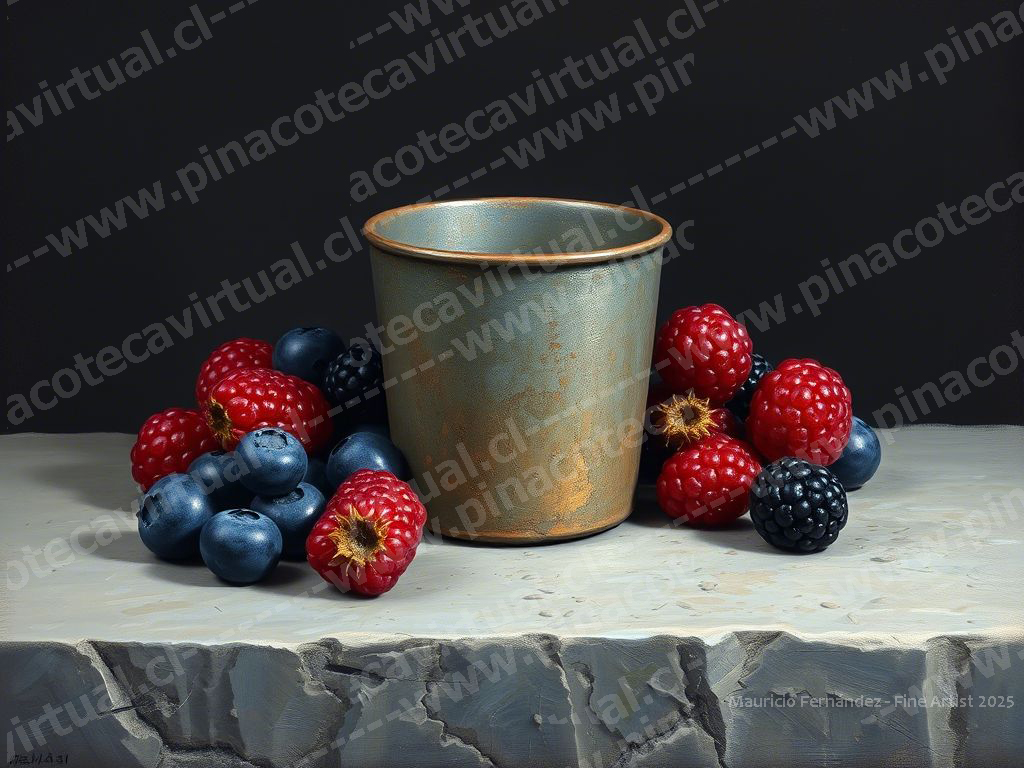 49.- Choquero, frutillas y arándanos